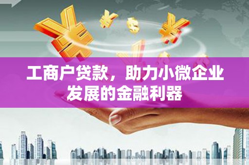 夏河工商户贷款，助力小微企业发展的金融利器