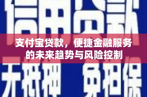 夏河支付宝贷款，便捷金融服务的未来趋势与风险控制
