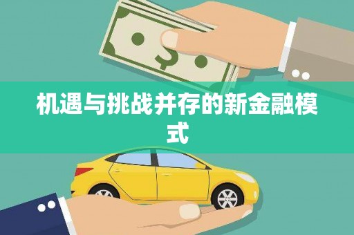 夏河机遇与挑战并存的新金融模式