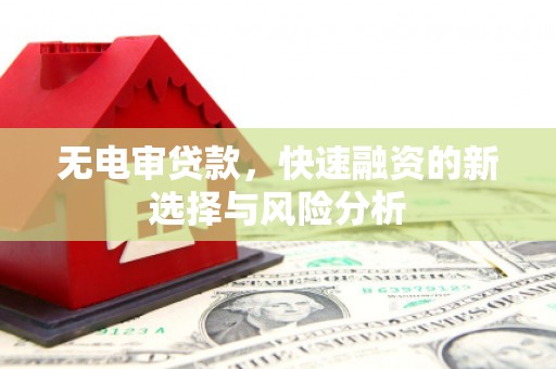 夏河无电审贷款，快速融资的新选择与风险分析