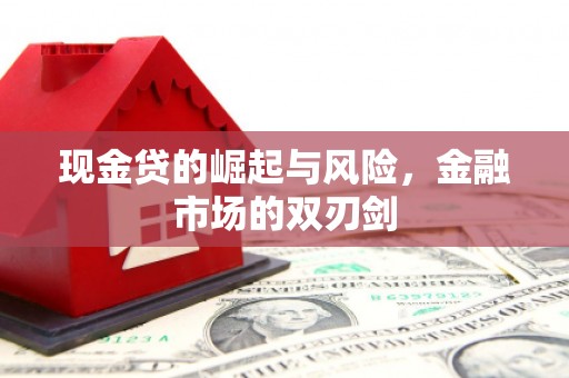 夏河现金贷的崛起与风险，金融市场的双刃剑