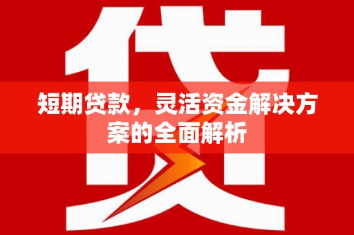 夏河短期贷款，灵活资金解决方案的全面解析