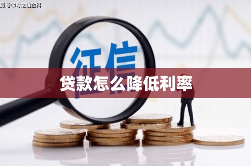 夏河贷款怎么降低利率